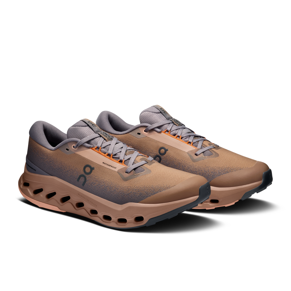 ON Men's Cloudsurfer Trail 2 WP - Portobello Pebble