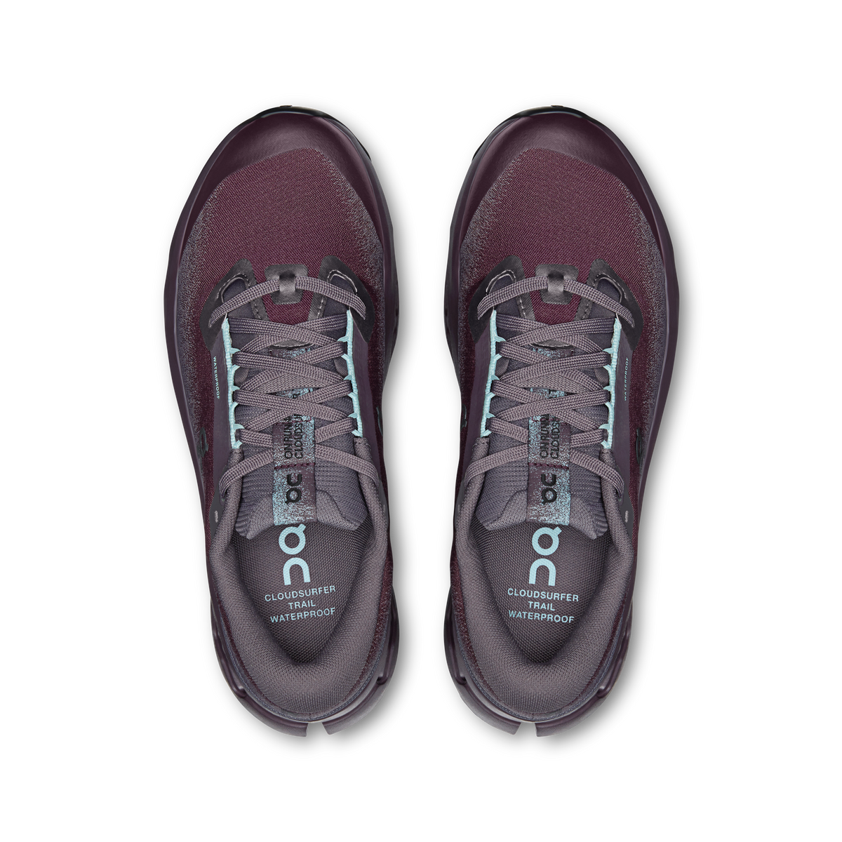 ON Women's Cloudsurfer Trail 2 WP - Urchin Pebble
