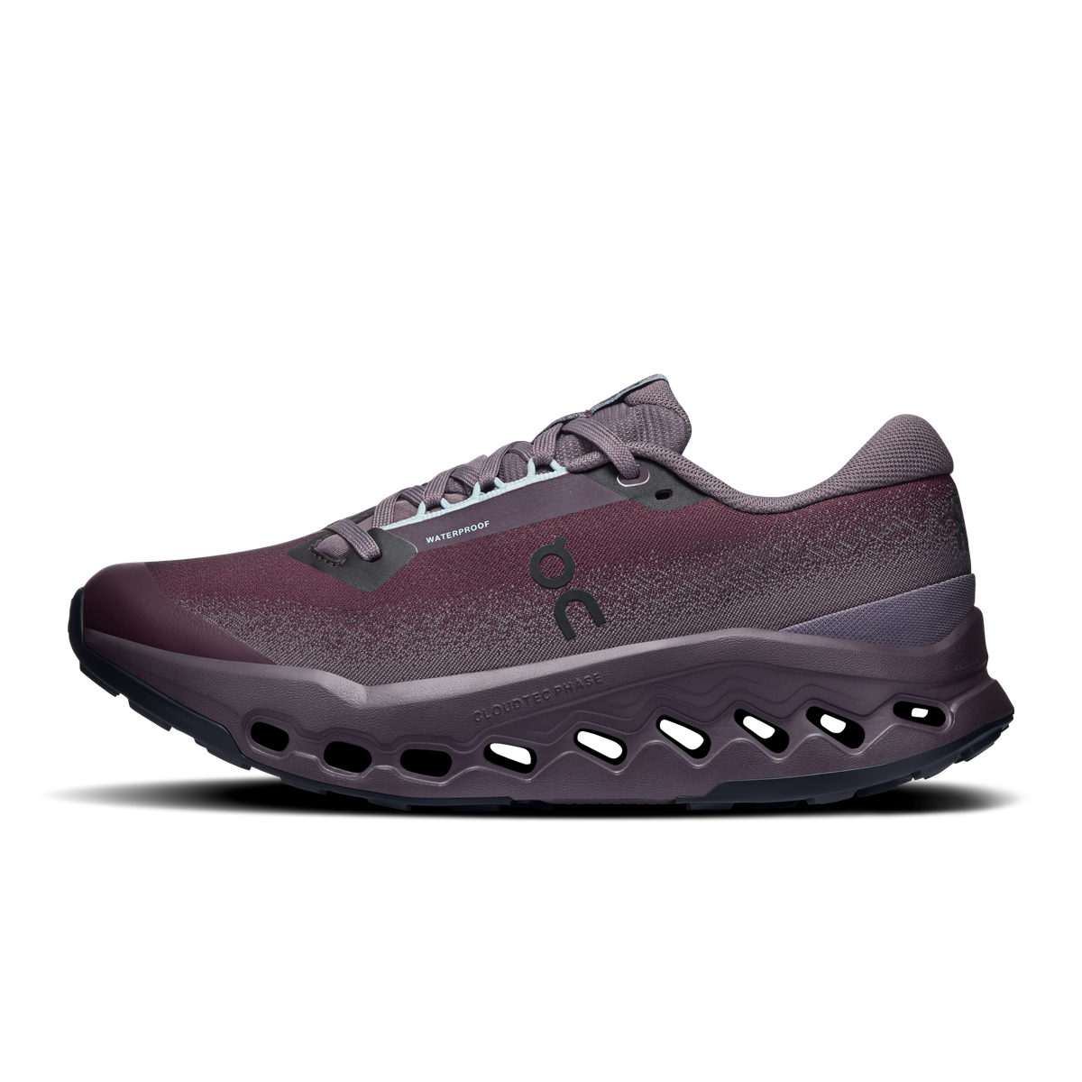 ON Women's Cloudsurfer Trail 2 WP - Urchin Pebble