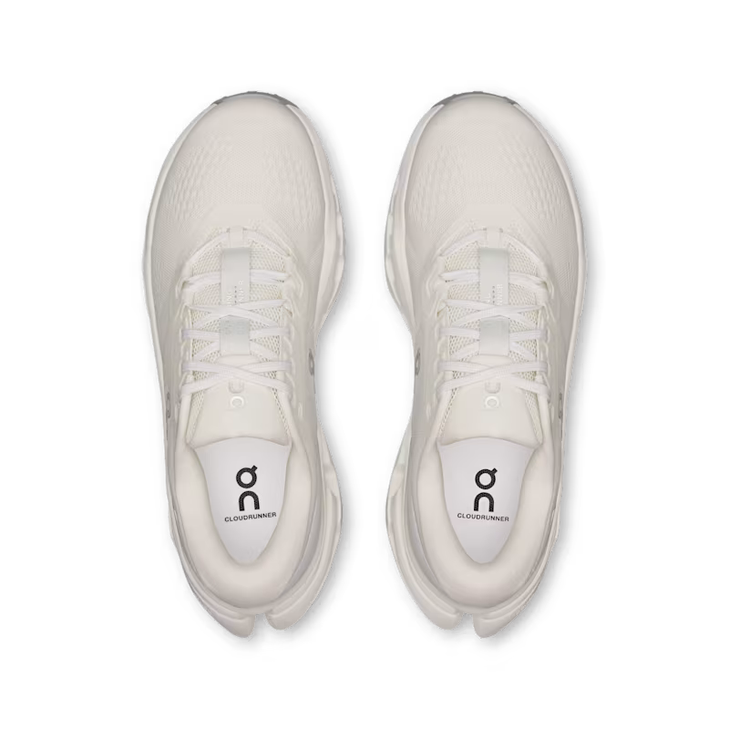 ON Women's Cloudrunner 3 Wide - White Ivory