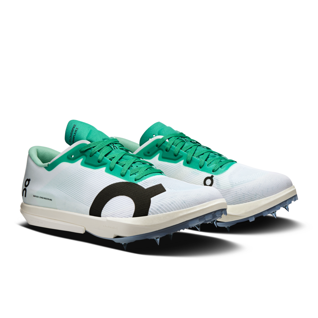 On Men's Cloudspike Amplius 2 - Mint/White (3MF10291752)