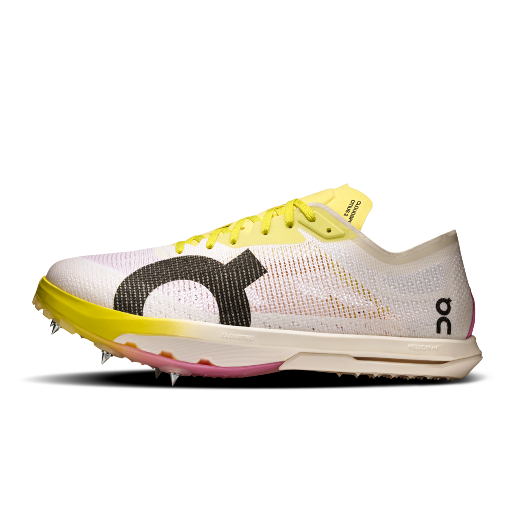 On Women's Cloudspike Citius 2 - White/Raspberry (3WF10212926)