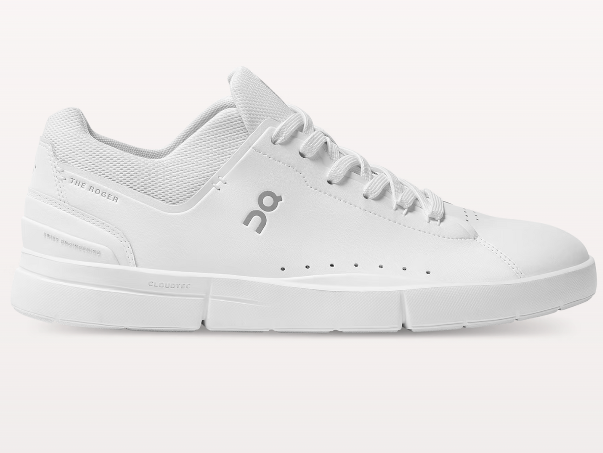 On Mens Roger Advantage- All White (48.99456)