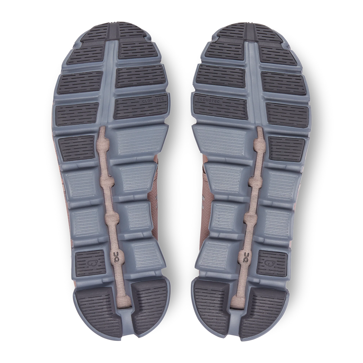On Womens Cloud 5 Waterproof - Rose/Fossil (59.98527)